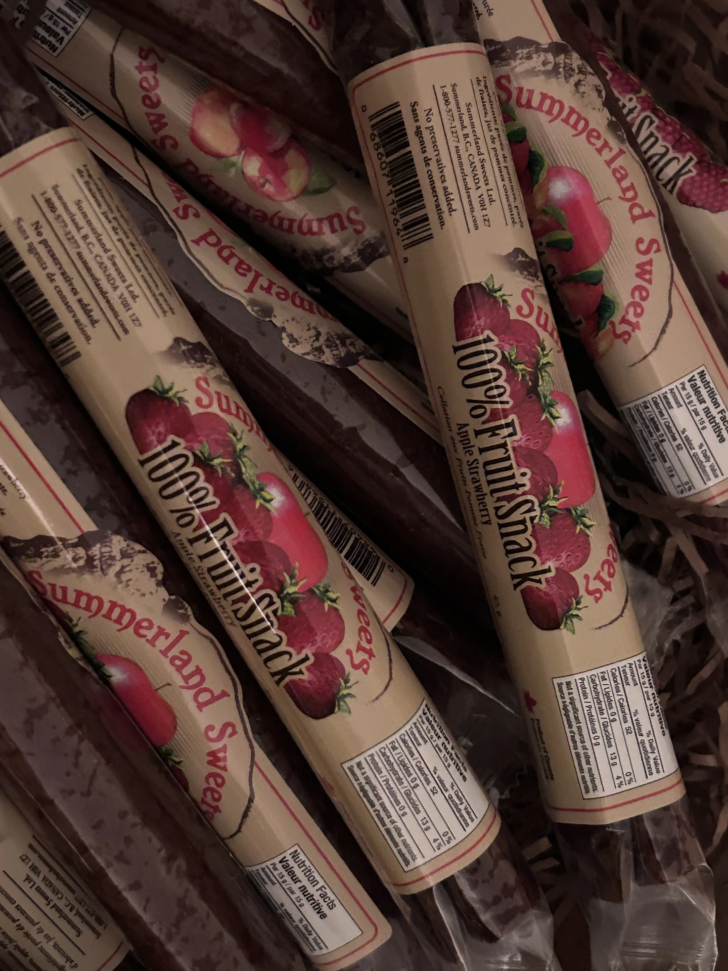 Real fruit leather from the sunny Okanagan